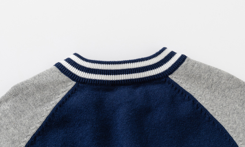 Jungen Strickjacke Aus Baumwolle Für Kinder Herbst Pullover_voghion.com