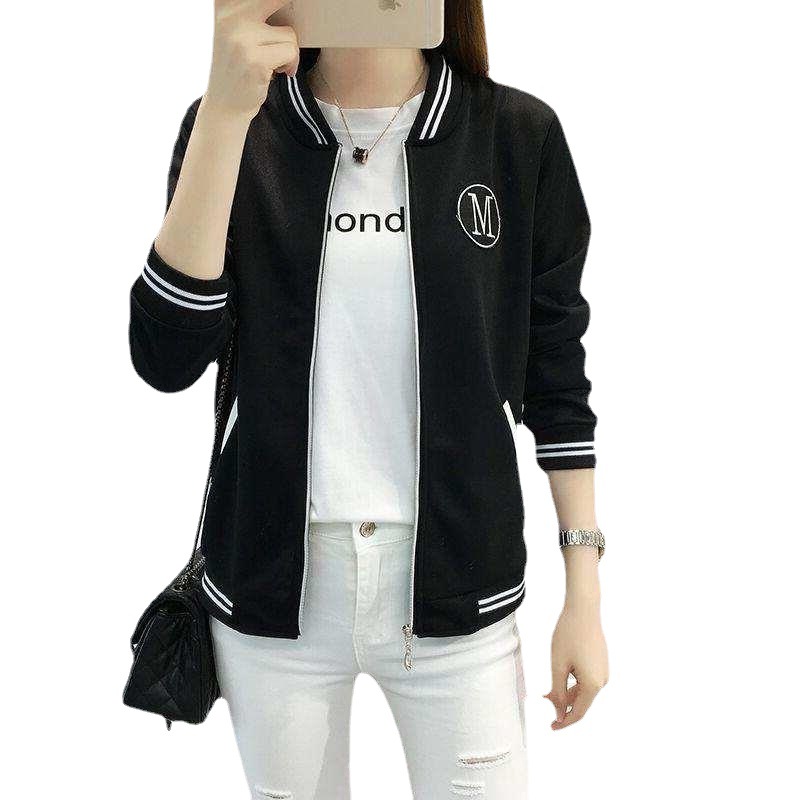 外套女春秋2026春秋新款韩版棒球服宽松胖mm加肥女装200斤