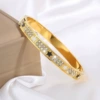 【190】Golden oil-drop black and white pentagram star