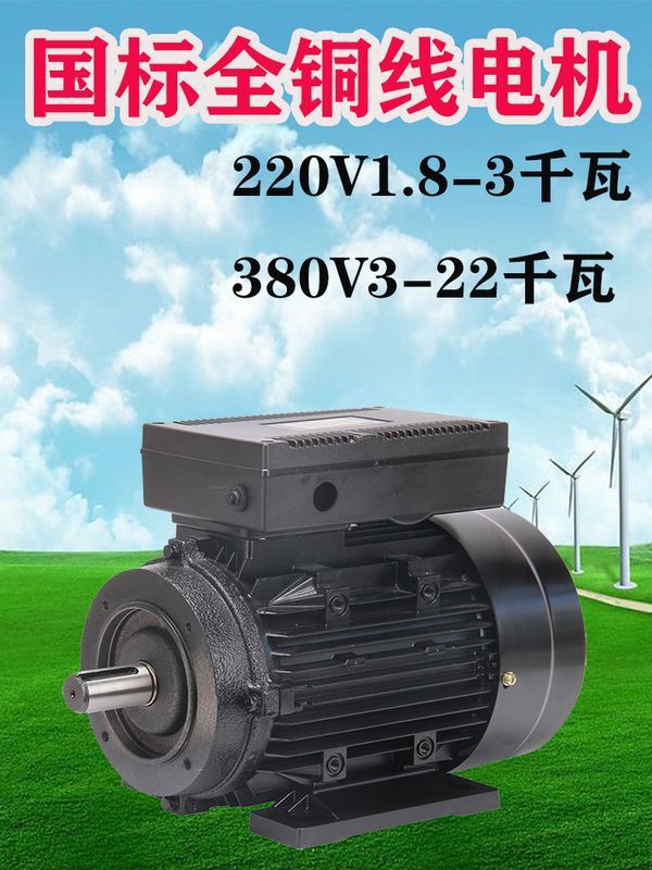 [High Flow Design] High-Pressure Car Washing Machine Pump Head Two-Phase Three-Phase All-Copper Enameled Wire Sensor Level 2 Level 4 National Standard