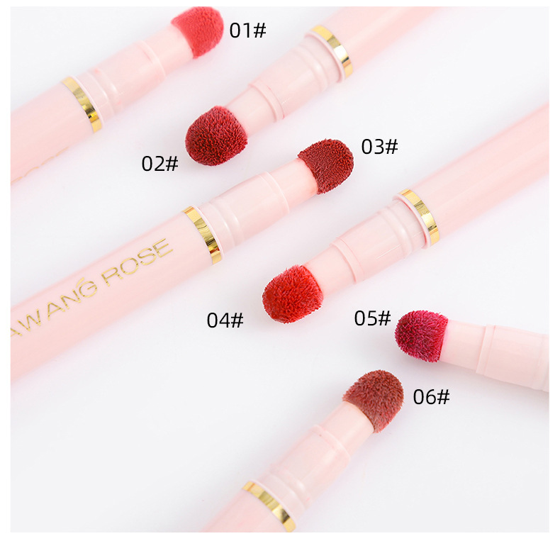 Rossetto opaco vellutato impermeabile a lunga durata per labbra_voghion.com