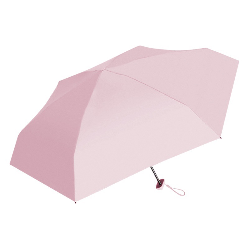 Sombrilla sombrilla, protector solar, bolsa de lluvia, tarjeta, sombrilla portátil de doble uso, anti-cinturón, negro, ultravioleta, línea exterior, mini 40% de descuento