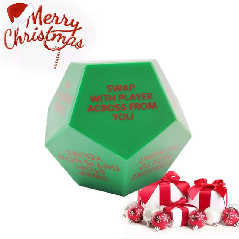 Новый Amazon Santa Swap Gift Exchange Dice Санта обменивается подарочными кубиками