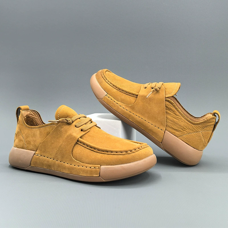 К sneakers стиль в корейском стиле из натуральной кожи, полуперчатые ботинки в демисезонной матовой отделке с европейским шиком