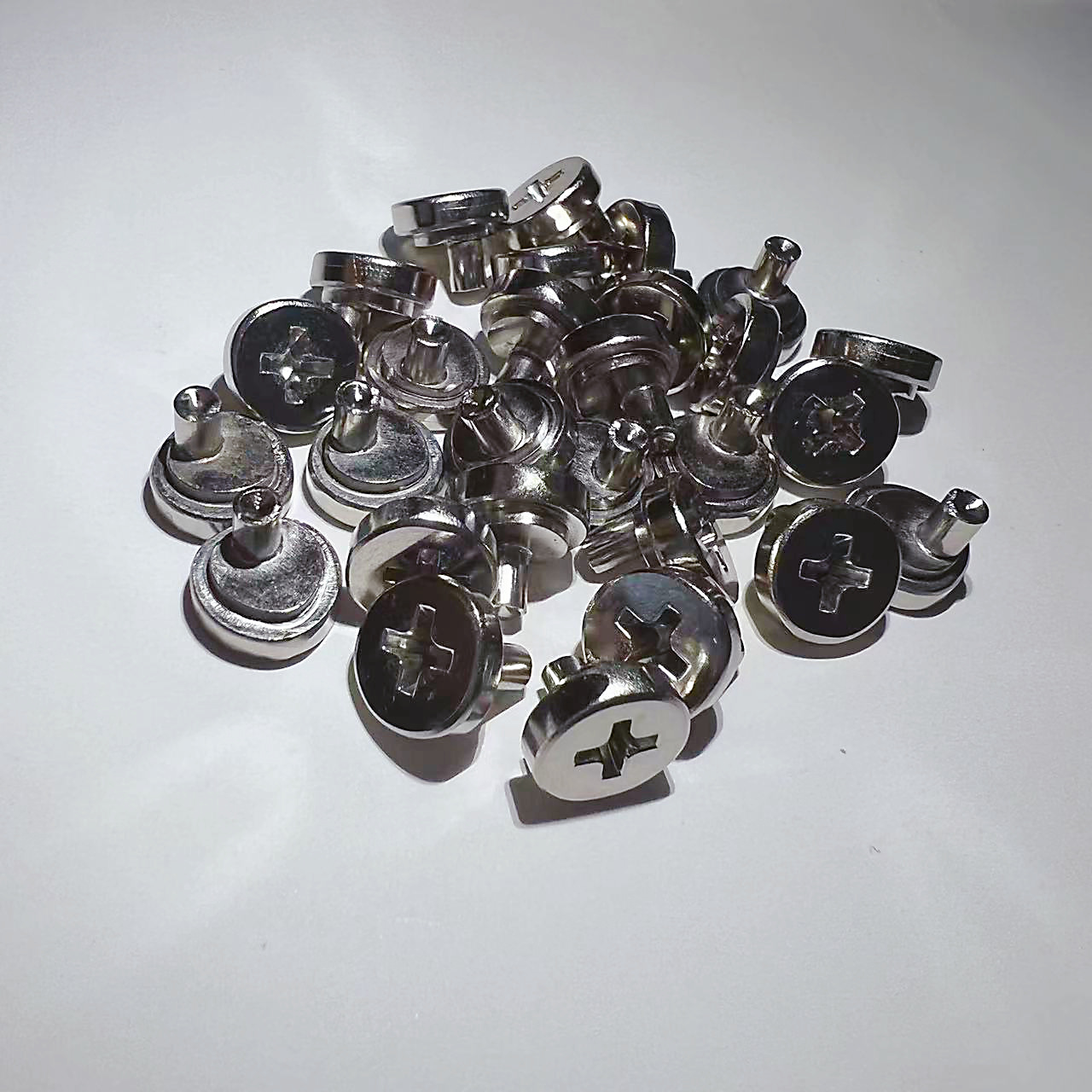 JN偏心铆钉铁制偏心铆钉内六角铆钉非标铆钉铰链门窗固定件