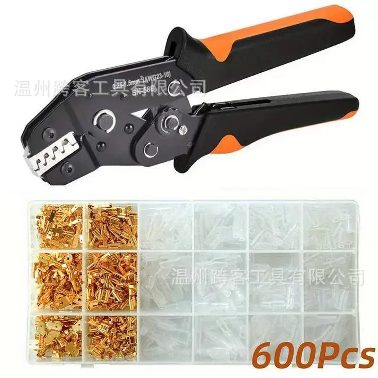 SN58B/48B插簧压线钳300PCS/270PCS/315PCS裸端子压线套装端子钳