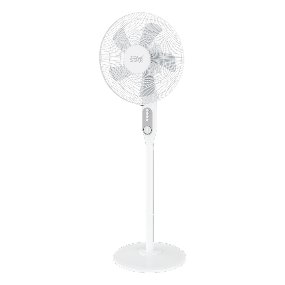 Winningstar transfronteriza Venta caliente estándar europeo británico 16 pulgadas hogar 50W sacudiendo la cabeza ventilador de piso portátil