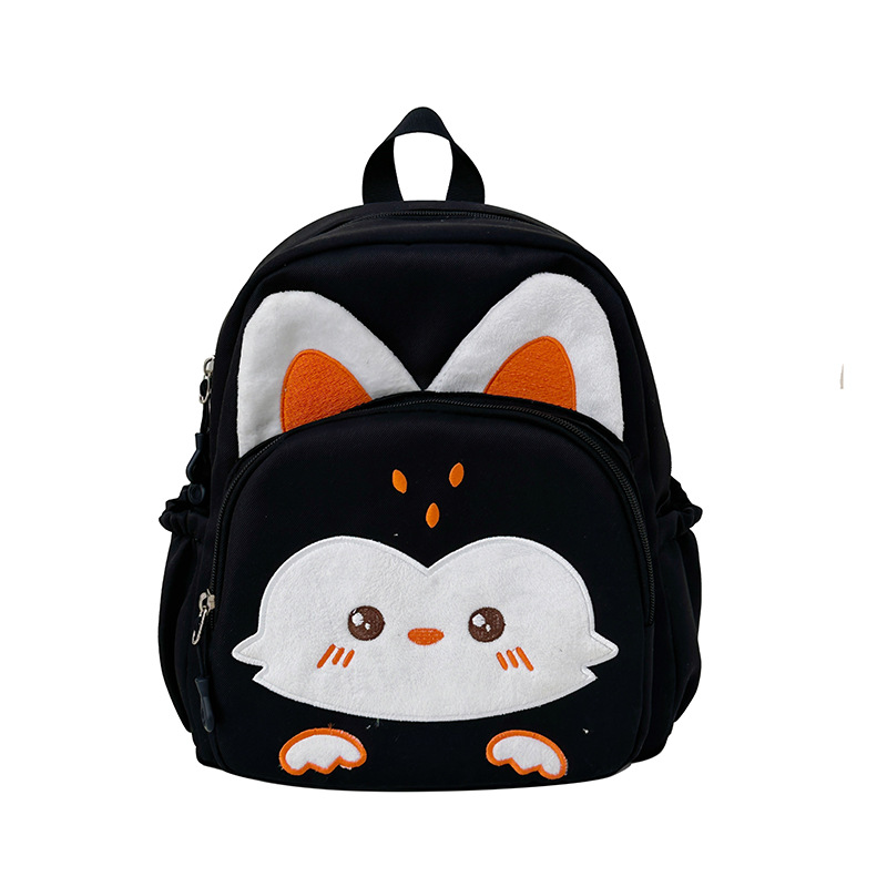Nueva mochila de jardín de infantes de dibujos animados lindo bolso de bebé lindo color de contraste para que los niños viajen y aprendan mochila de ocio