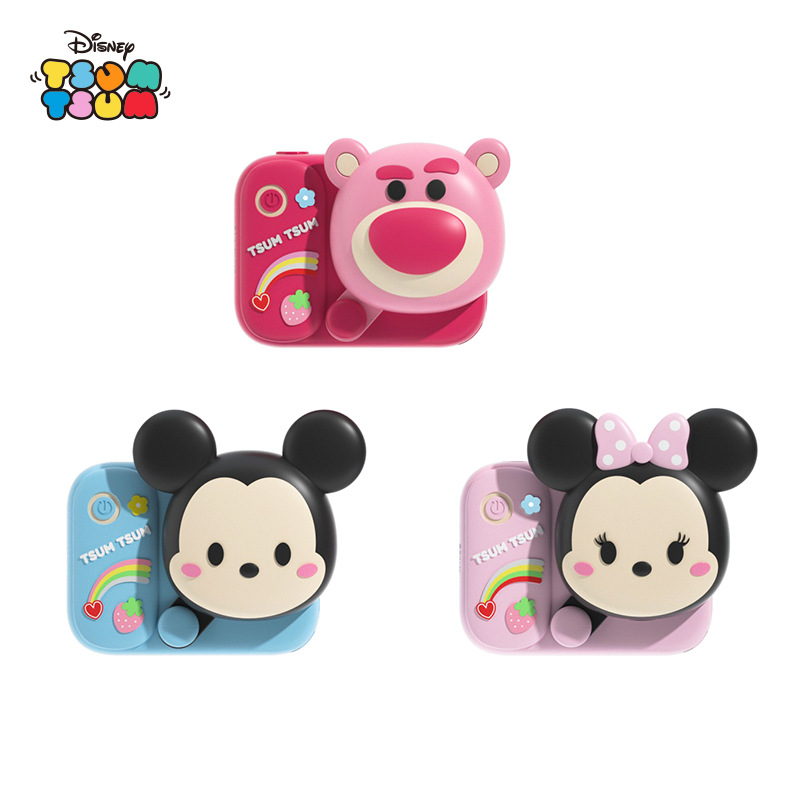 Cámara digital infantil encantadora de fresas oso cámara de bolsillo portátil mini dibujos animados HD cámara dual