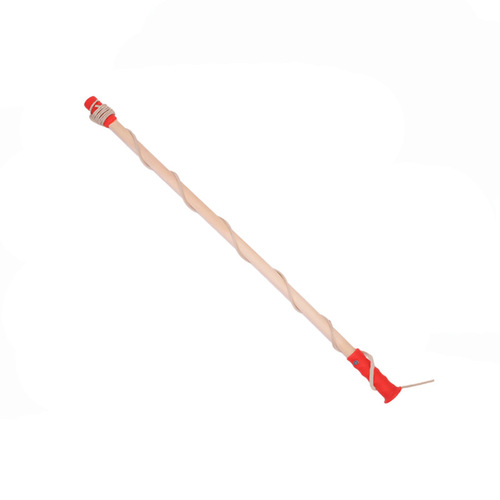 Topspin whip handle old ox ice gaga whips braided rope glowing topspin multi-layered wood basswood whip handle