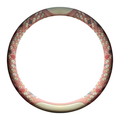 Cover, Ice Silk Mesh, Cartoon Cute, Steering wheel cover