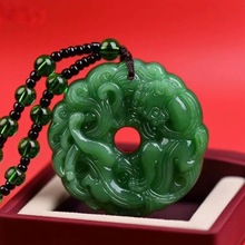 【吞财貔貅】时来运转招财平安扣纳福聚财本命年男女吊坠项链礼物