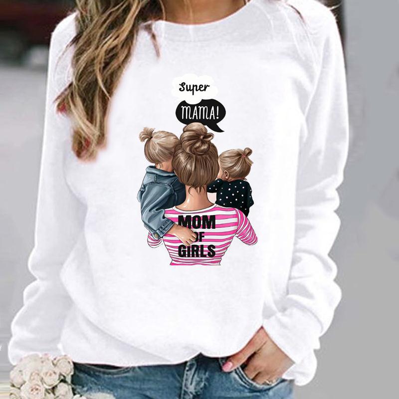 Women's T-shirt Long Sleeve T-shirts Printing Vintage Style Mama Printing display picture 2