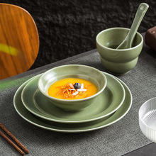 2024新款陶瓷高级感酒店摆台餐具套装水果沙拉盘创意商用菜盘