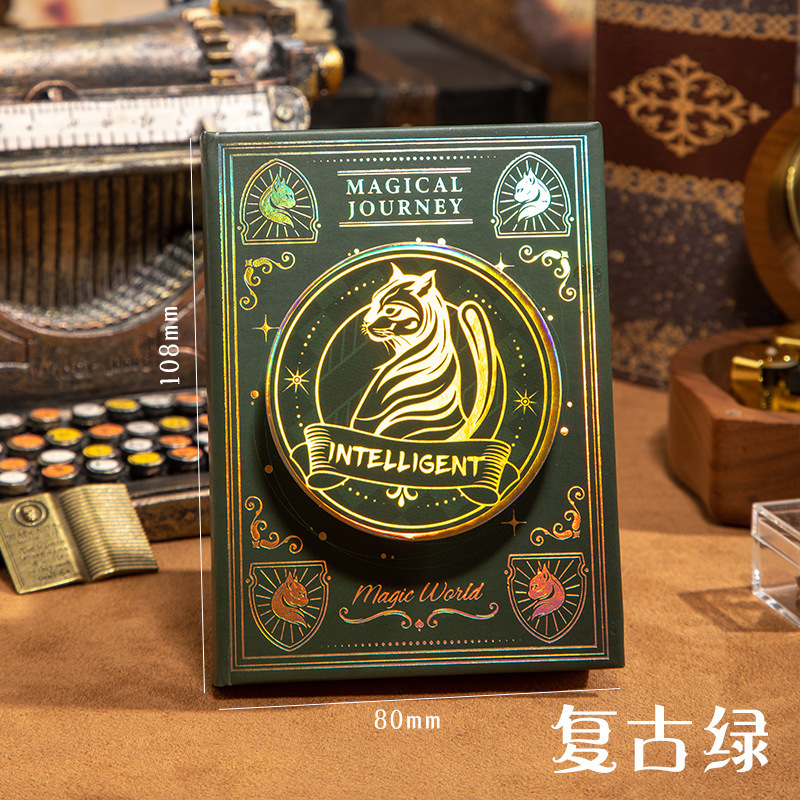 Yujian Eslite Magic Academy シリーズ-A7 小型ブック レトロ マジック ミニ ポータブル ポケットブック 4 スタイル|undefined