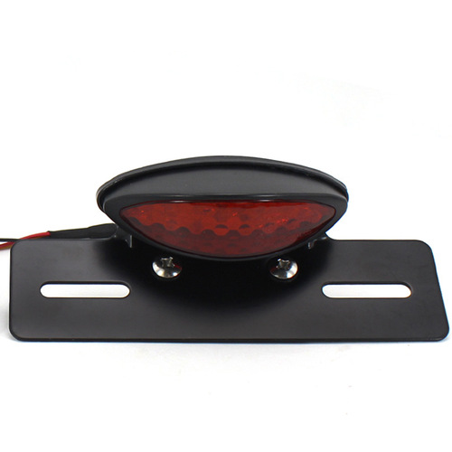 Harley motorcycle tail light modified retro universal LED tail light license plate light license plate frame brake light integrated tail light