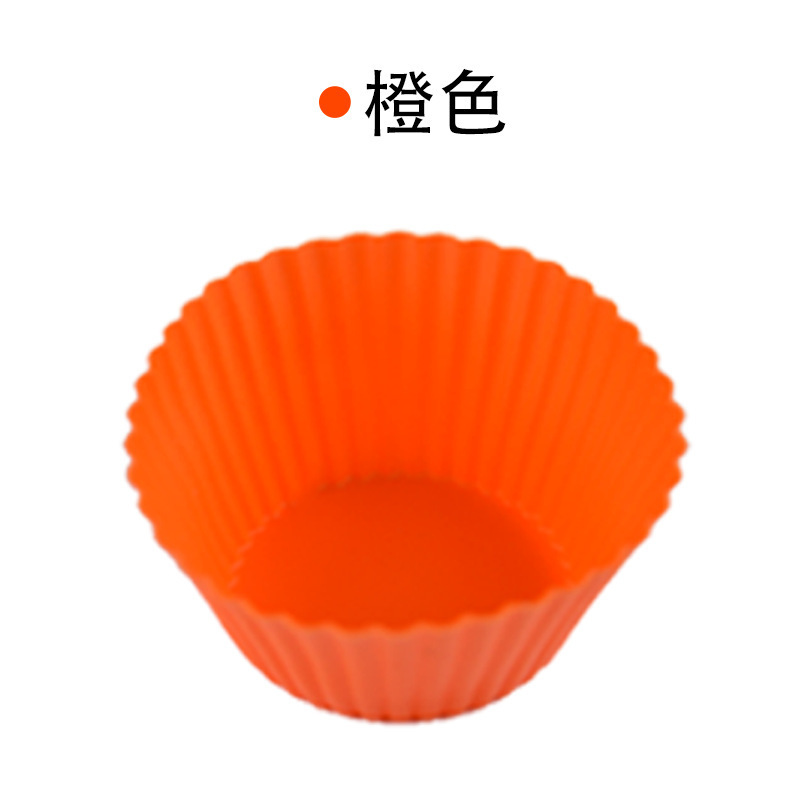 スポット食品グレードのシリコーンケーキ型マルチカラー高温耐性マフィンカップ型再利用可能なビスケット型抜き|undefined