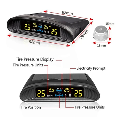 Spy Car Tire Pressure: Tire pressure monitoring system