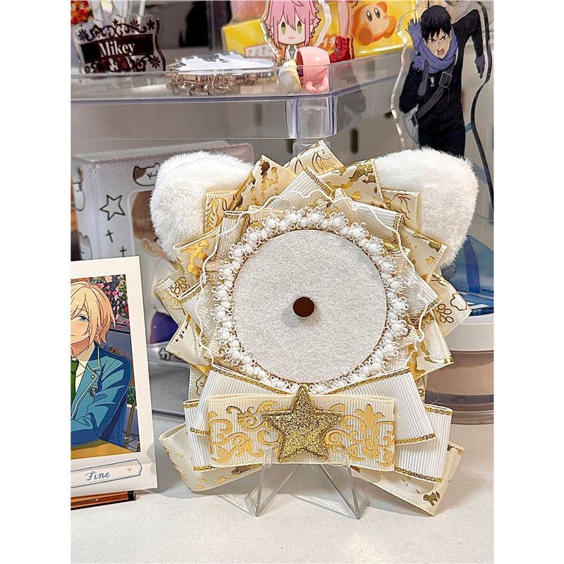 Cat's Ears Gorgeous Bar Holster Laser Pattern Gu Mei Pain Packaging Badge Holster Suitable for 55-75 Original