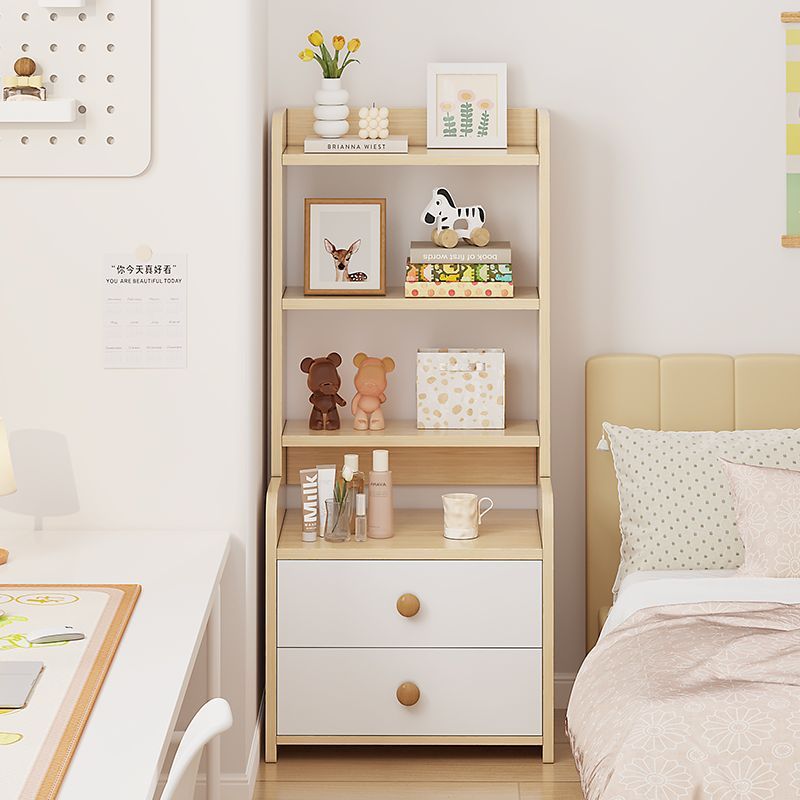 Bedside Table Bedroom Home Simple Heightened Modern Simple Storage Rack Cabinet Storage Locker Bedside Cabinet Bookshelf