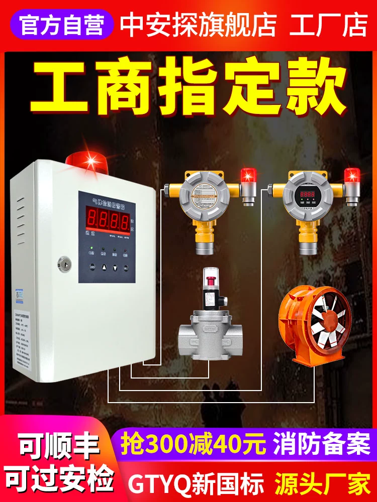 Сигнализация обнаружения горючих газов, промышленный и коммерческий взрывозащищенный детектор утечки концентрации природного газа, сжиженного газа, краски