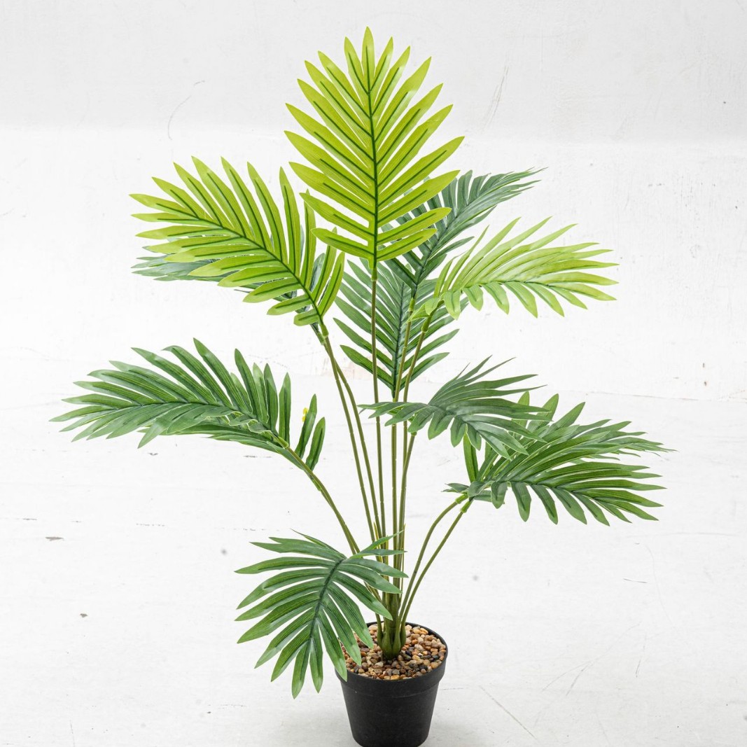 Venta directa de fábrica de Amazon Simulación al por mayor Plantas verdes Hojas de eneldo verde Hojas de mano de goma Boda Decoración del hogar Bonsai falso