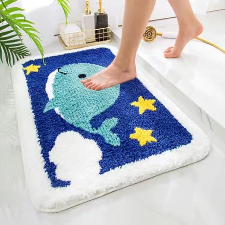 Kleiner Cartoon Teppich Rutschfest Für Flur Badezimmer Und Eingang_voghion.com