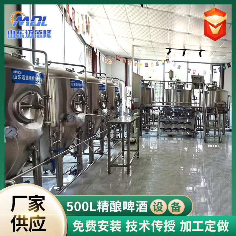 密封啤酒发酵罐 大型啤酒发酵罐 自酿啤酒设备发酵罐