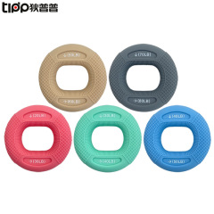 [Cross-border hot sale] Adjustable strength silicone grip ring training arm muscle strength rehabilitation gripper fitness equipment