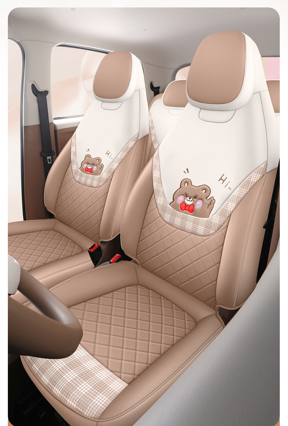 26 Models of Wuling Hongguang Miniev Car Seat Cushion Covers, Specialized for All Seasons, Hongguang Mini Fifth-Generation Four-Door Version Seat Covers
