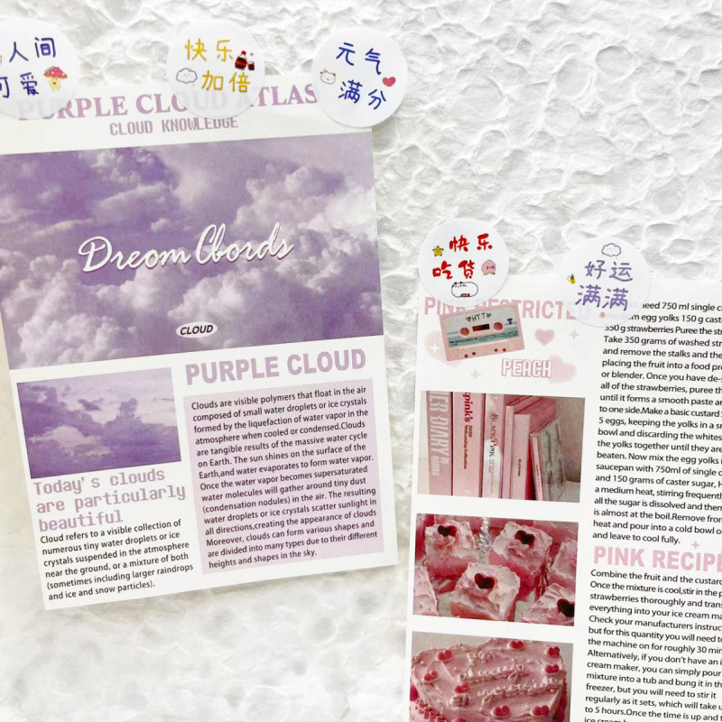 스타일: 더블 행복 10개 스티커/체험