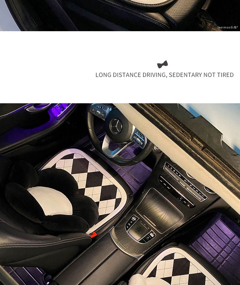 Retro Linen Car Seat Cushion, Summer Ventilated Silk Cotton Seat Cushion, Universal for All Seasons, Light Luxury and High-End Feel Seat Cover