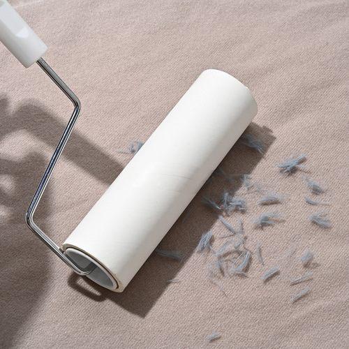 Replacable stick-on roller for floor cleaning, static dust paper with hair removal function, factory wholesale