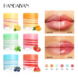 Cross-Border Lip Mask 6 Colors Moisturizing, Repairing and Plumping Lips Handaiyan Reduces Lip Lines and Moisturizes Lip Mask with Brush
