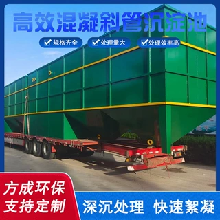 生产定做混凝斜管沉淀池 一体化重金属工业水质污染污水处理设备