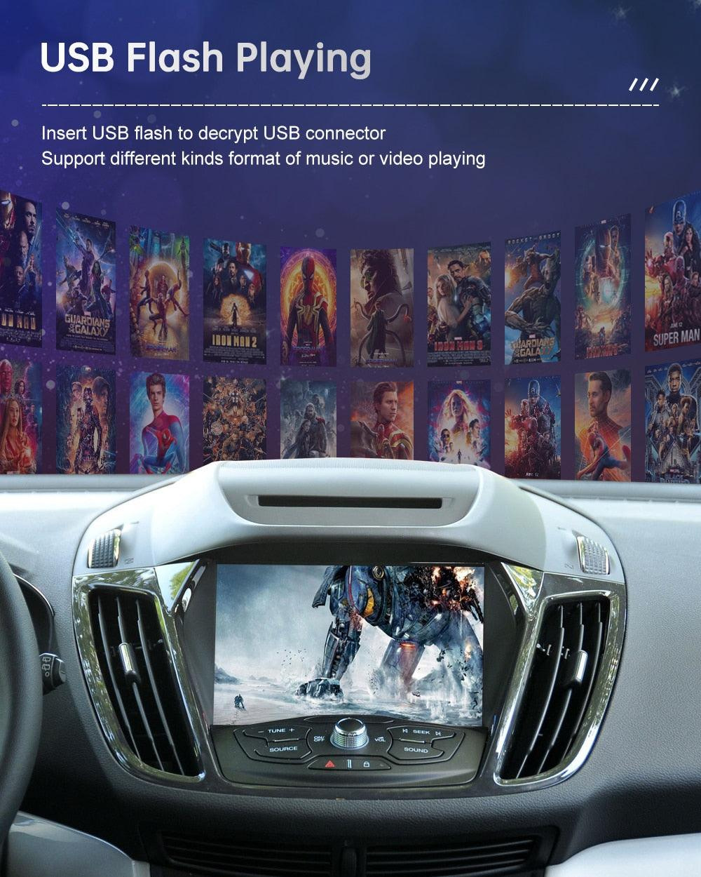 Wireless Carplay Android Auto decoding box for Ford Sync2 system