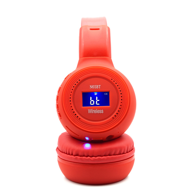 N65bt wireless head wearing Bluetooth headset plug fm radio wireless Bluetooth headset N65bt wholesale 3