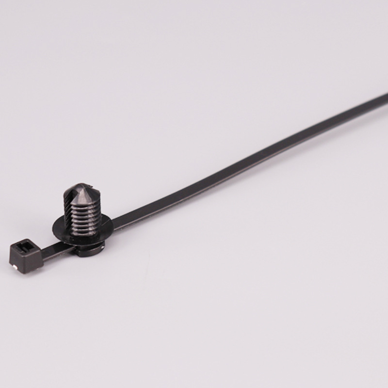 汽车电动车插销螺纹螺旋螺丝头尼龙扎带飞机头蘑菇头束线带杉树头