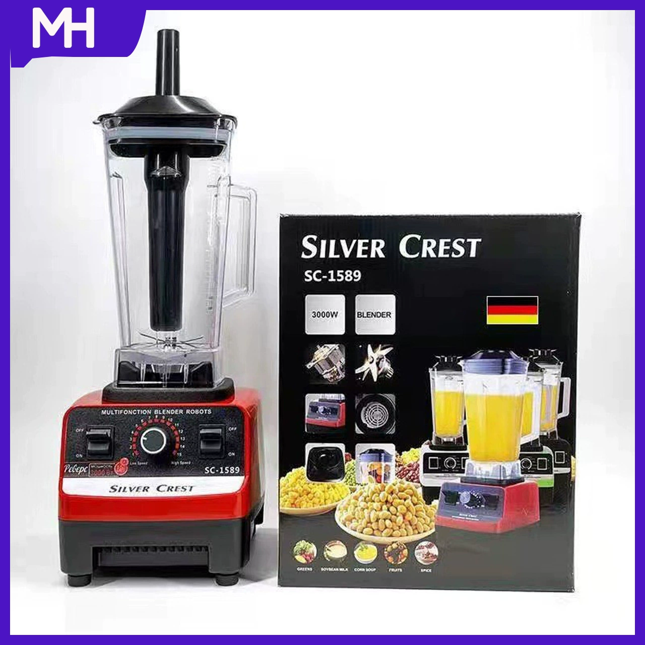 Блендер для внешней торговли с двумя чашами, 110 В, комбинированный прибор для внешней торговли, соковыжималка и миксер для измельчения льда и фруктов.