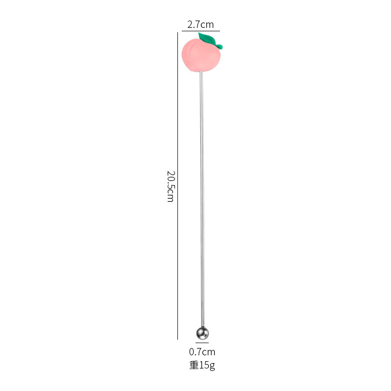 304 소재 19CM 복숭아젓가락 [실버]