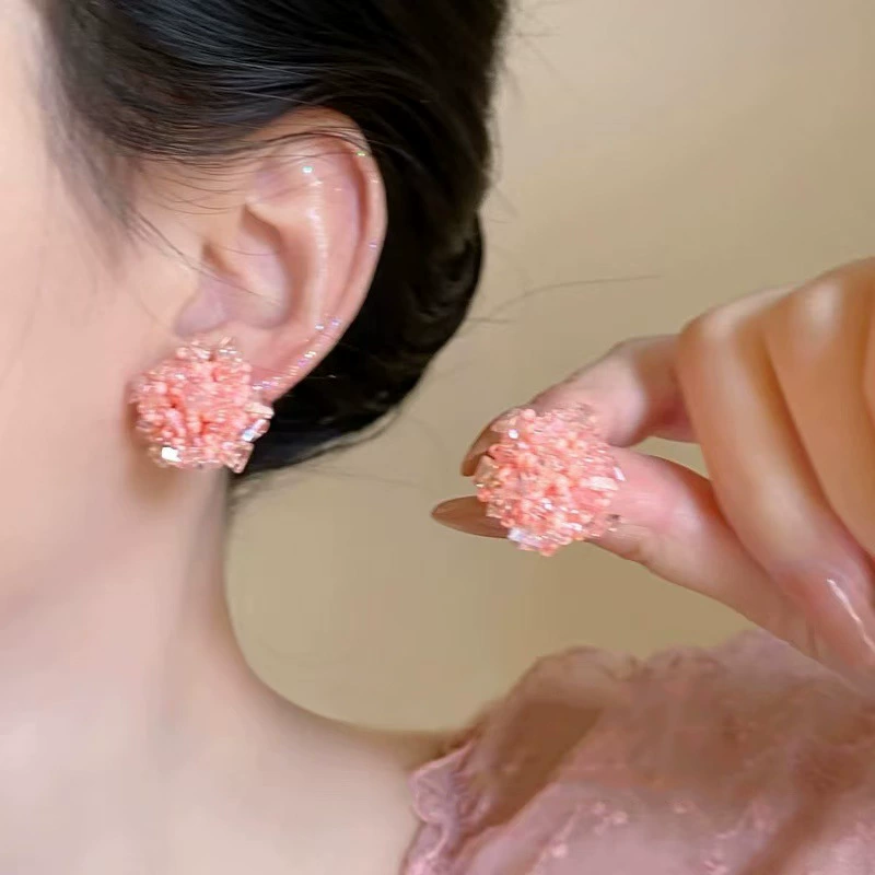 Серебряная игла из жемчуга, стильные универсальные серьги, образец серебро 925, простой и элегантный дизайн, оптом