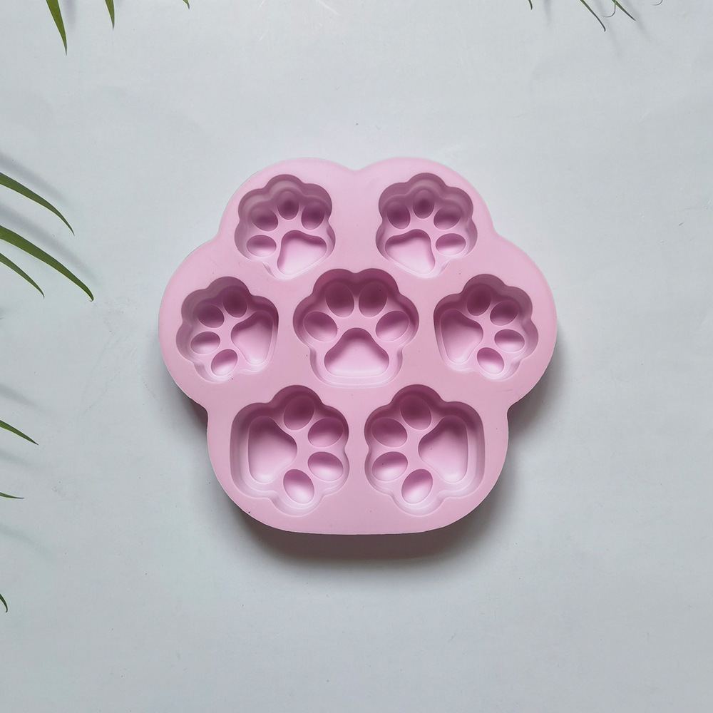 7 garras de gato 230 molde de silicona pastel helado pudín molde de postre jabón utensilios