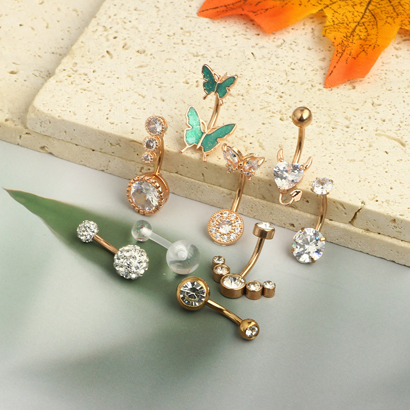 Labret piercing jewelry detail image