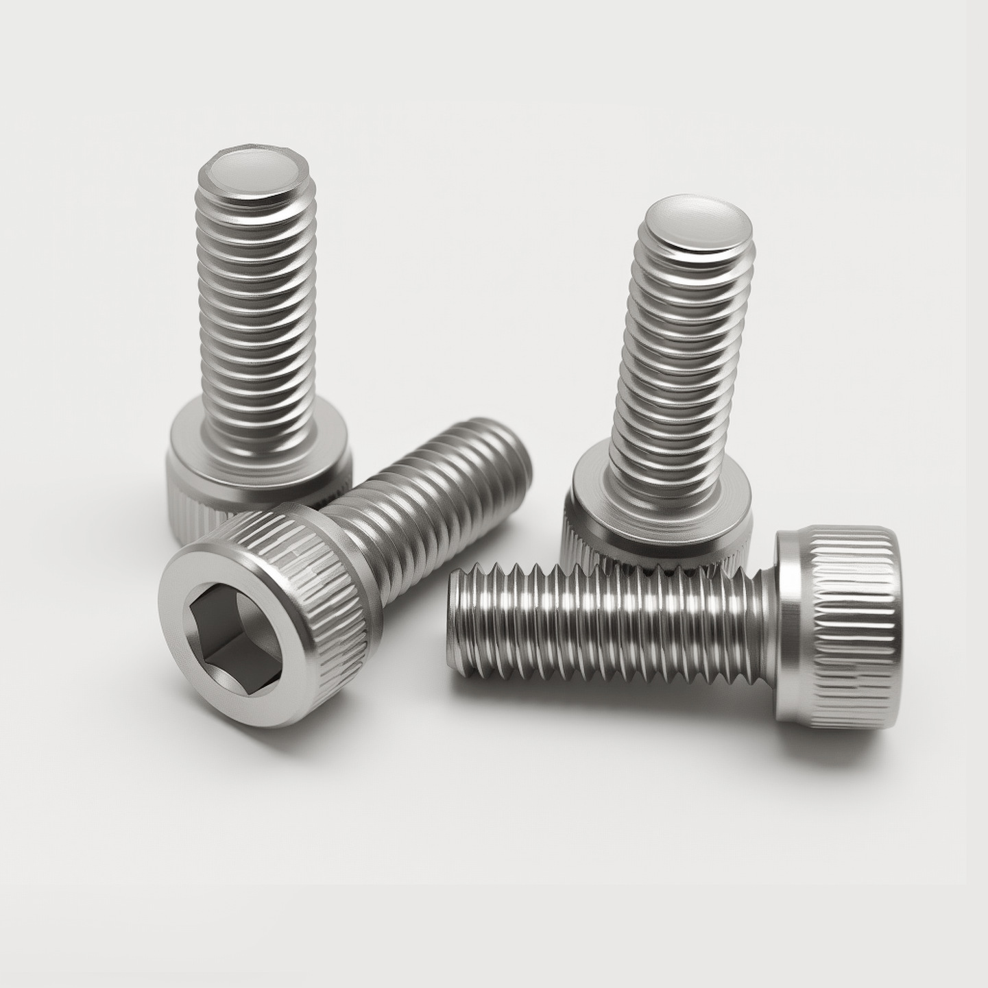 304 acero inoxidable cabeza cilíndrica hexagonal socket taza hexagonal perno de tornillo alargado M2 / M3 / M4 / M5