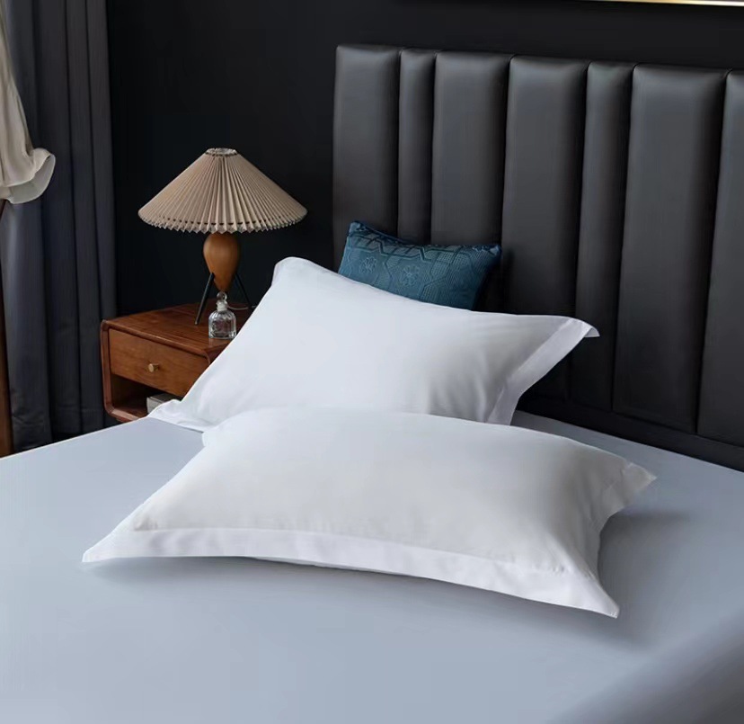 Hotel Bedding Sets, Inn Homestay Pure Cotton Pure White Single Pillowcase, Five-Star Hotel Silk Double Pillowcase