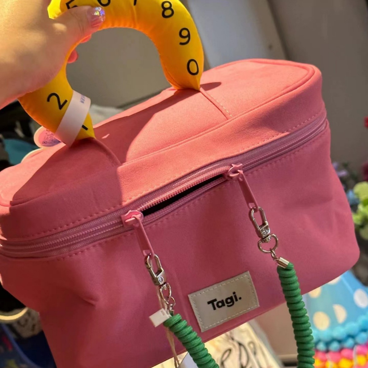 Tagi bolsa de cosméticos lindo portátil nuevo impermeable de gran capacidad portátil de lavado bolsa de almacenamiento de viaje bolsa de cosméticos de moda