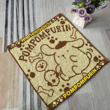 出口日本纯棉割绒活性印花儿童卡通丑鱼美乐蒂大方巾擦手巾洗脸巾