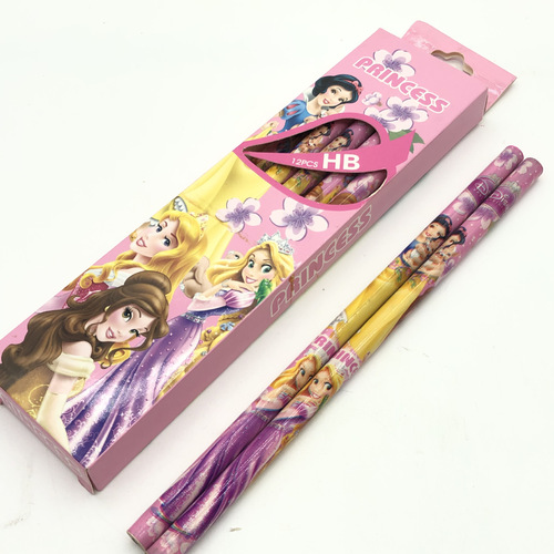 3334 Cartoon 12 Boxed Pencils for Primary School Students HB Korean Animal Writing Pen Children’s Gift Wholesale