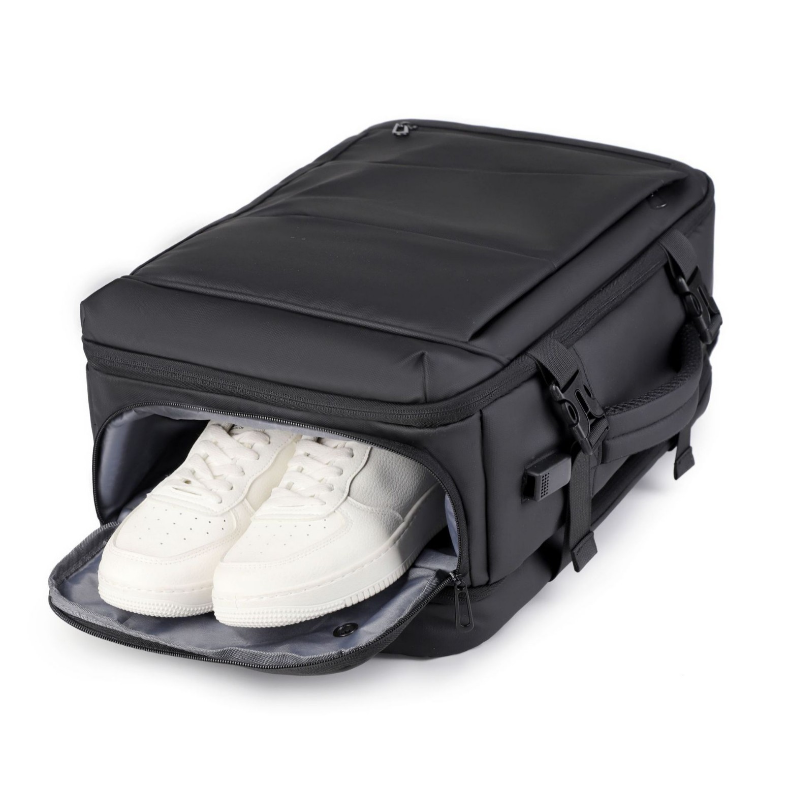 Mujeres de viaje de negocios transfronterizos, mochila de gran capacidad, almacenamiento de zapatos independiente, equipaje, mochila de viaje corto