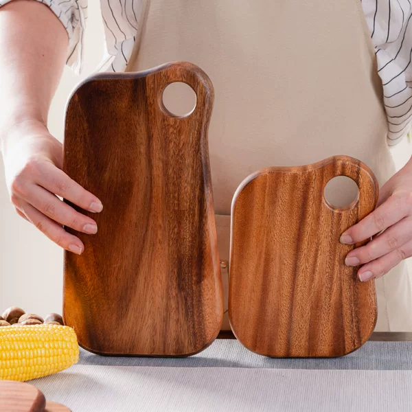 Walnut Baby Cutting Board Fruit Wooden Cutting Board Mini Chopping Board Creative Children's Dinner Plate Ebony Sandalwood Cutting Board Breadboard